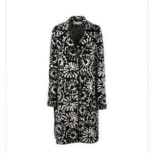Tory Burch Rosalie Floral Sweater Coat
